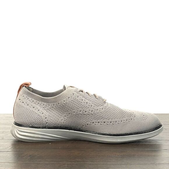 Cole Haan Grandevolution Mens 10.5 Grey Stitchlite Oxford Derbys - Picture 2 of 11